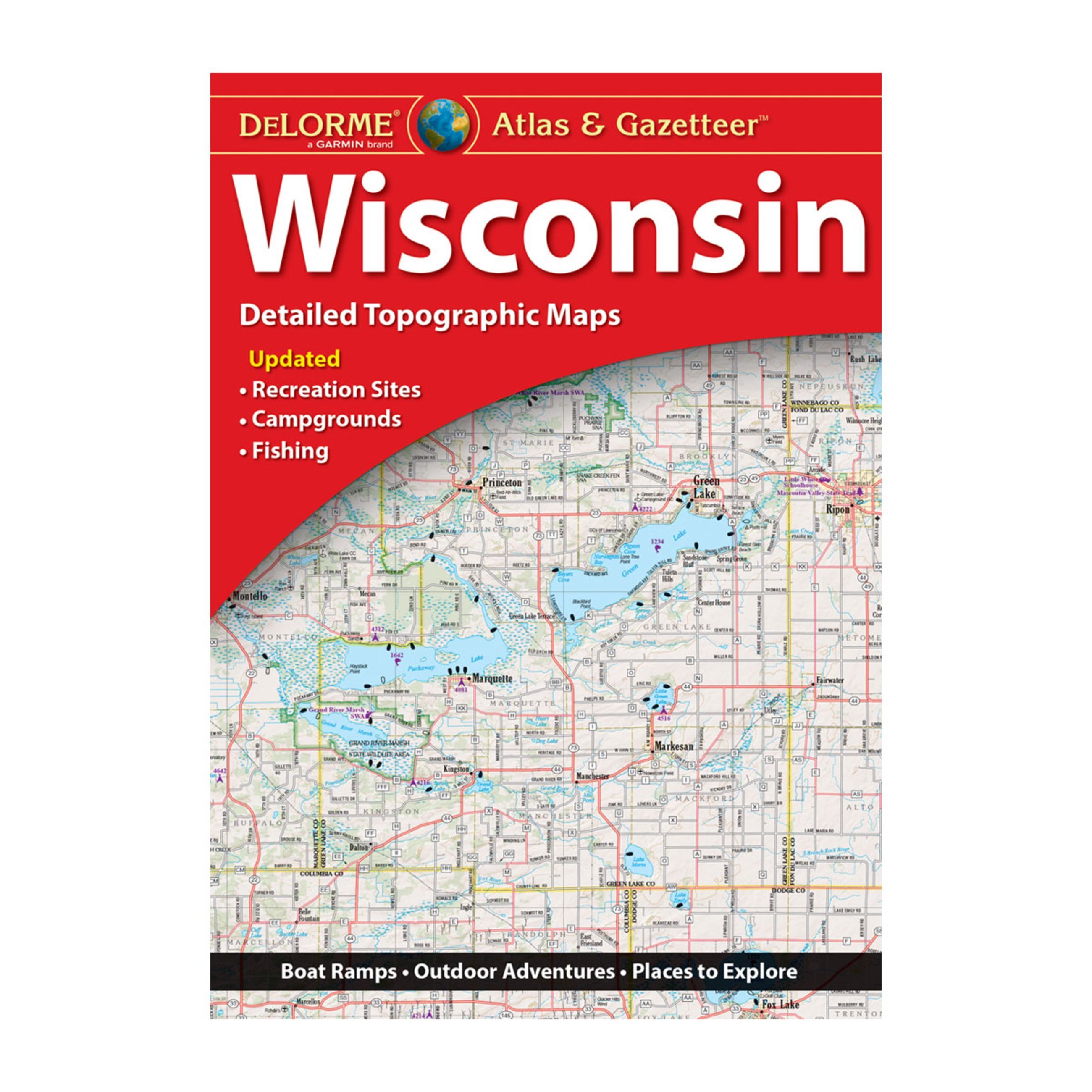 Delorme Atlas & Gazetteer Paper Maps - Wisconsin