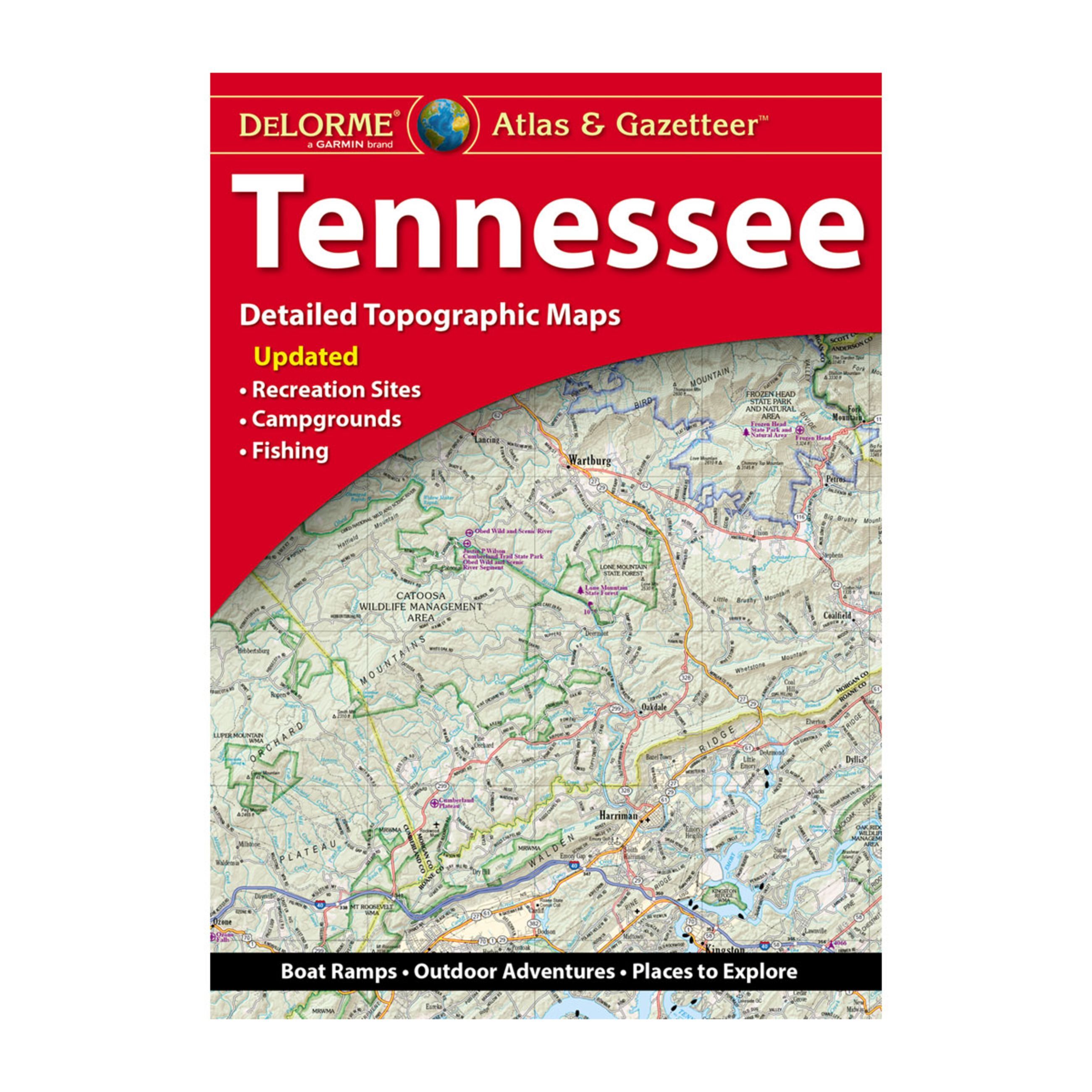 Delorme Atlas & Gazetteer Paper Maps - Tennessee