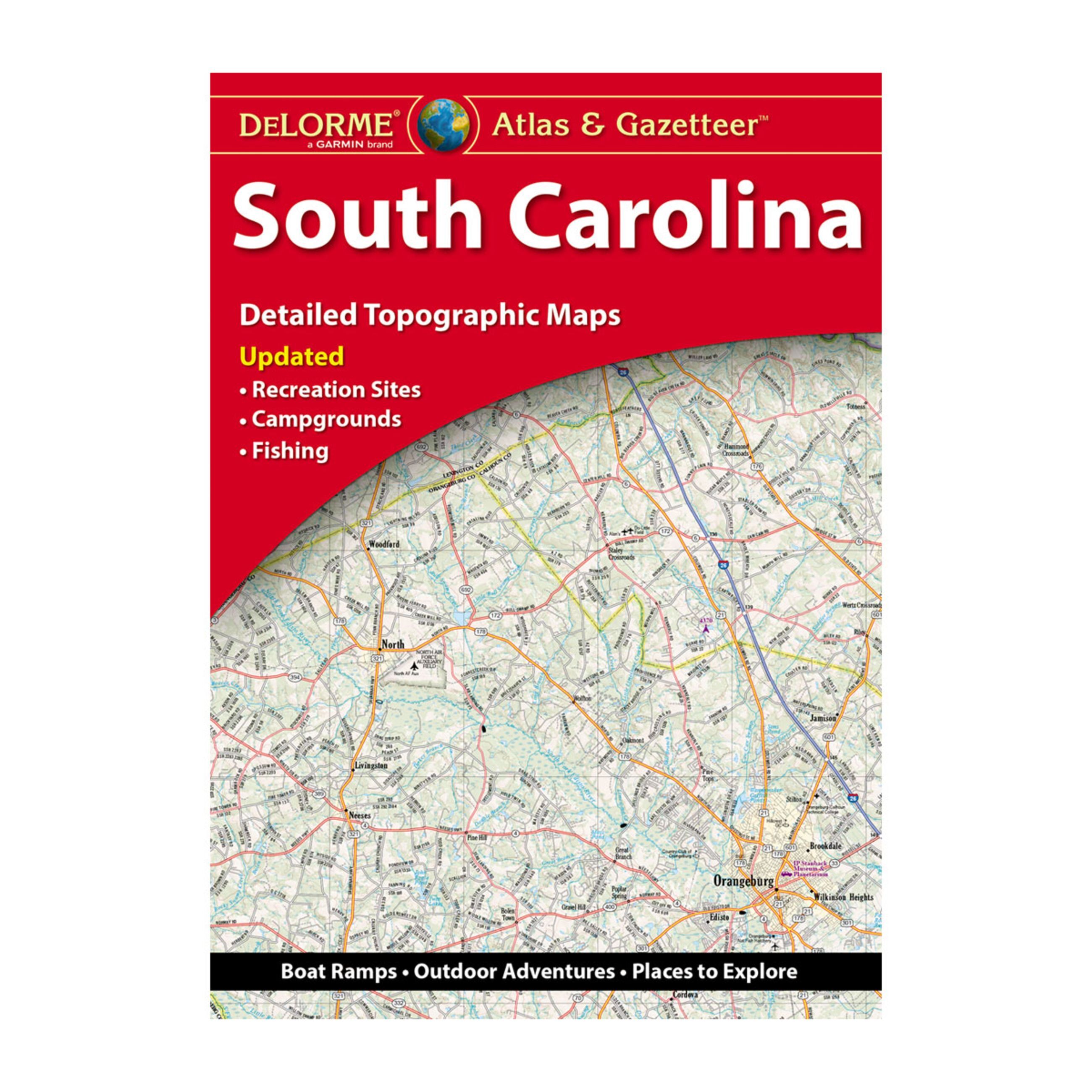 Delorme Atlas & Gazetteer Paper Maps - South Carolina