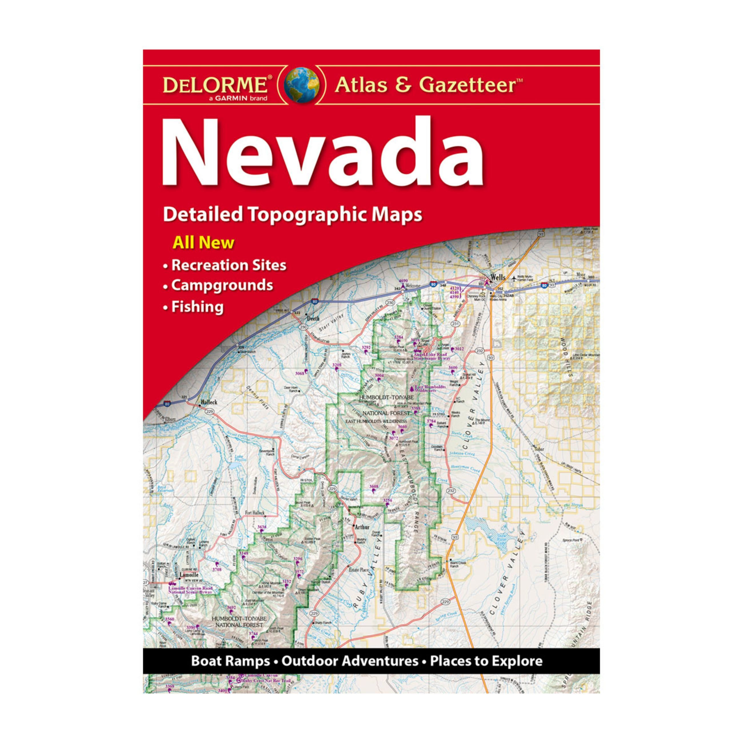 Delorme Atlas & Gazetteer Paper Maps - Nevada