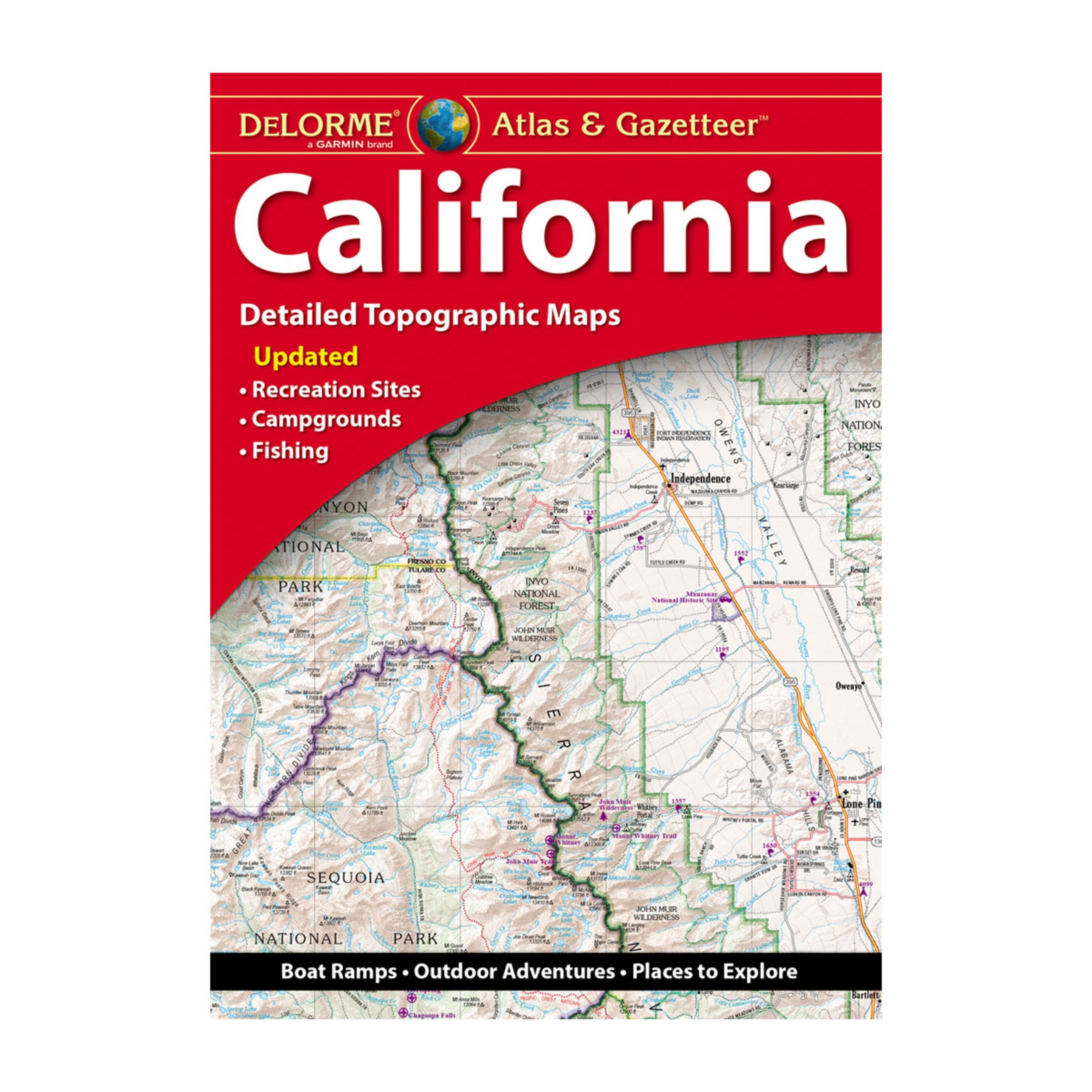 Delorme Atlas & Gazetteer Paper Maps - California