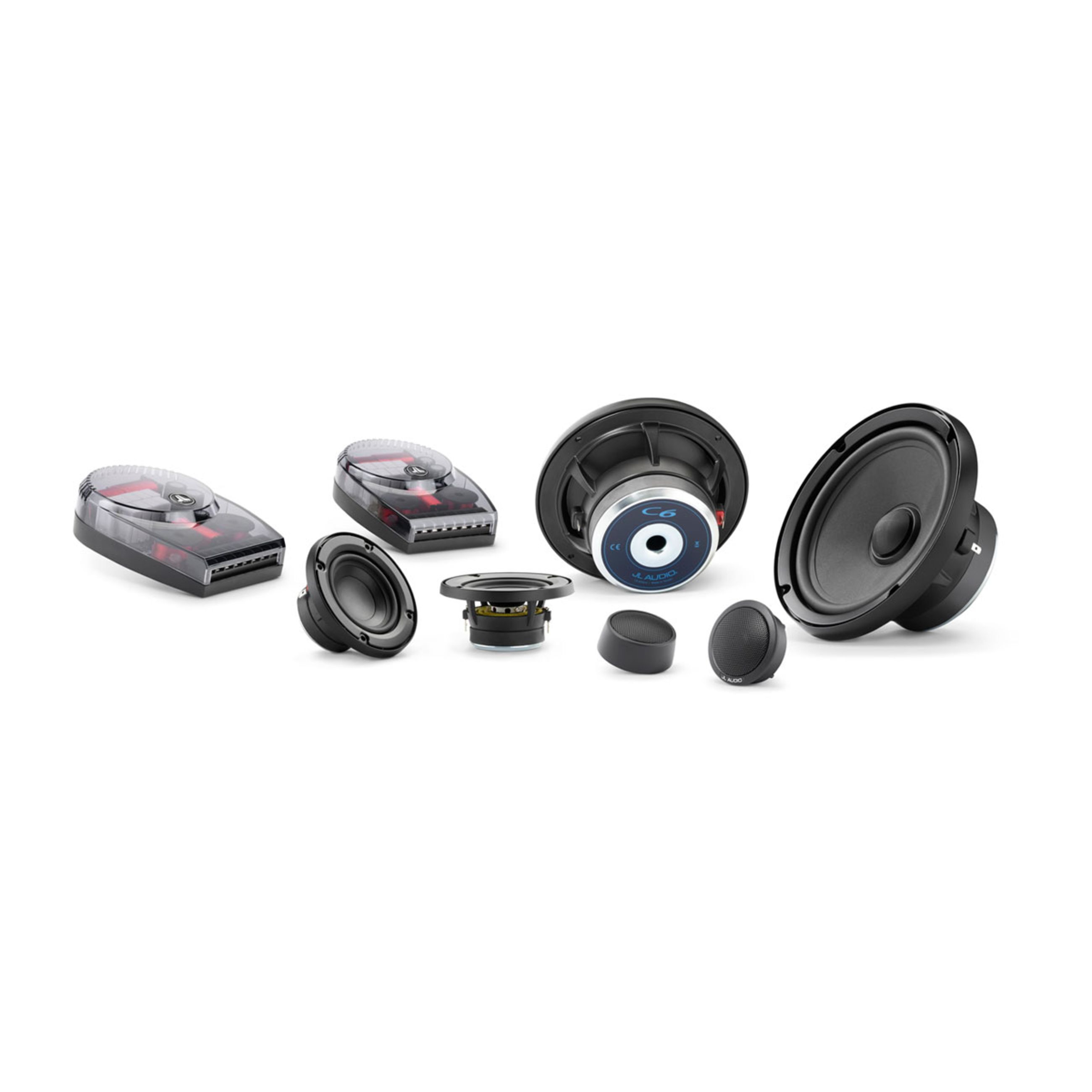 Jl Audio C6 Car Speakers - 6.5" Three-Way Component Speaker System (C6-653)