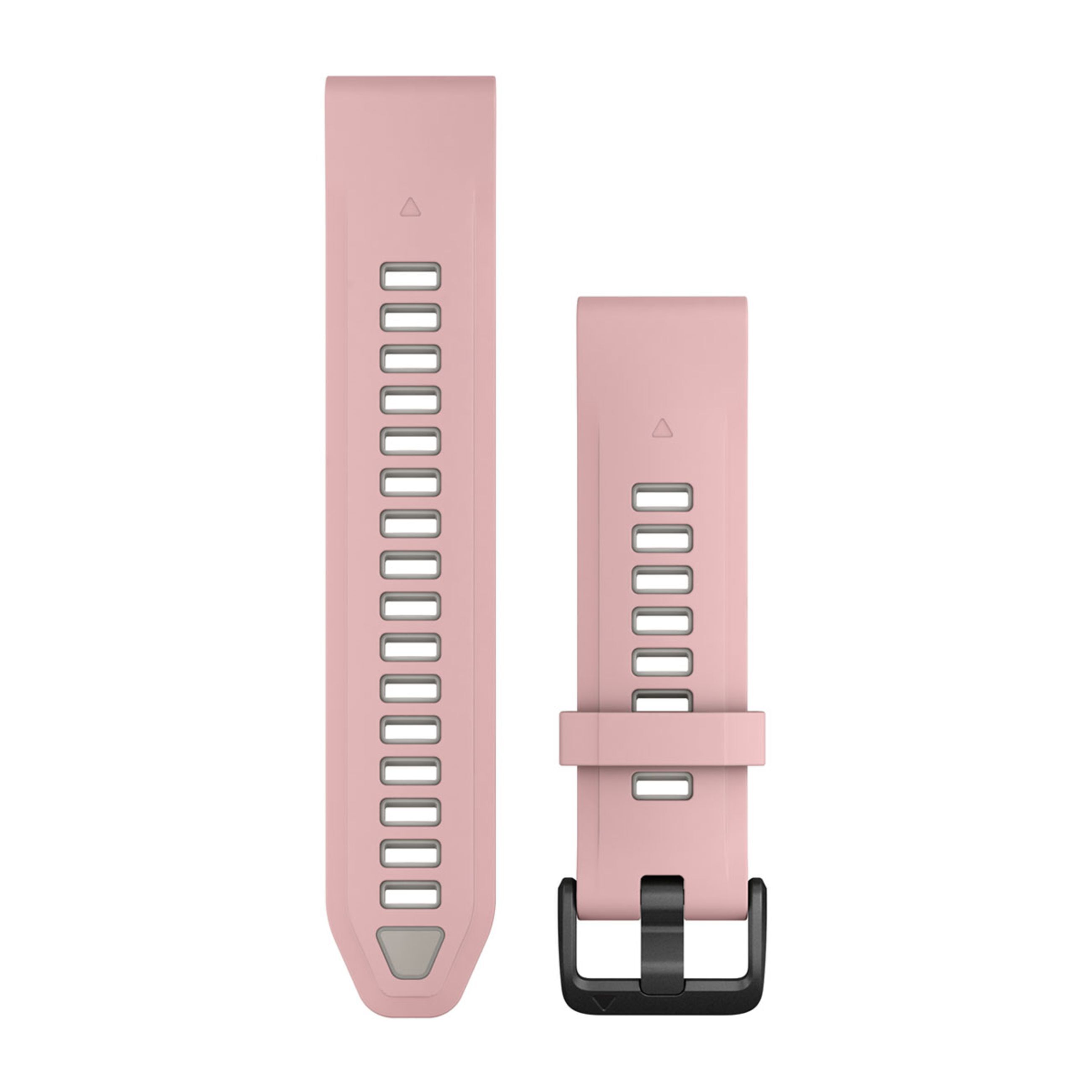 Quickfit 20 Watch Bands - Dust Rose/Fog Gray Silicone