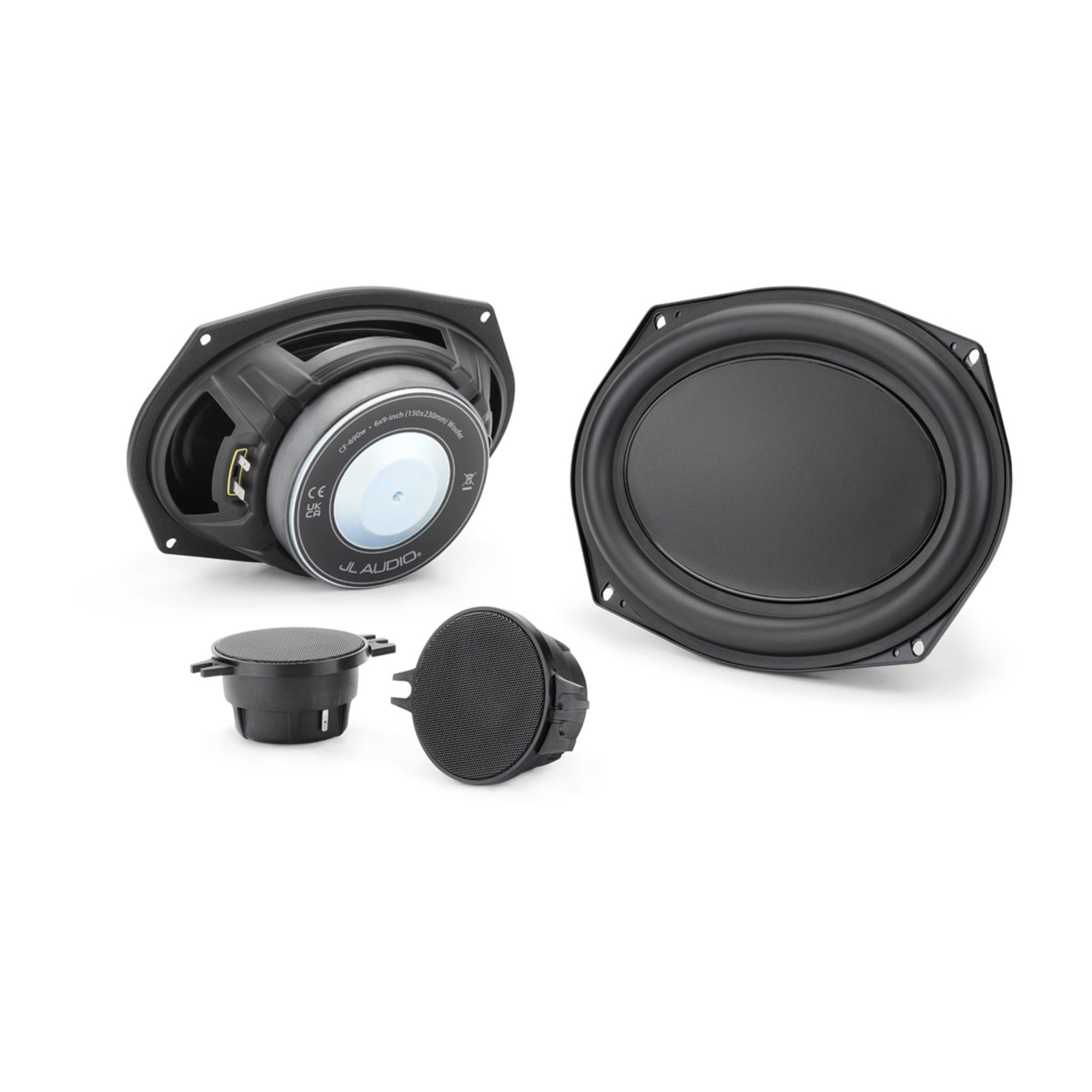Jl Audio Custom-Fit Car Midtweeter System - 6"X9" 2-Way Component System For Ram/Toyota/Gm (Cf-690-Rtg)