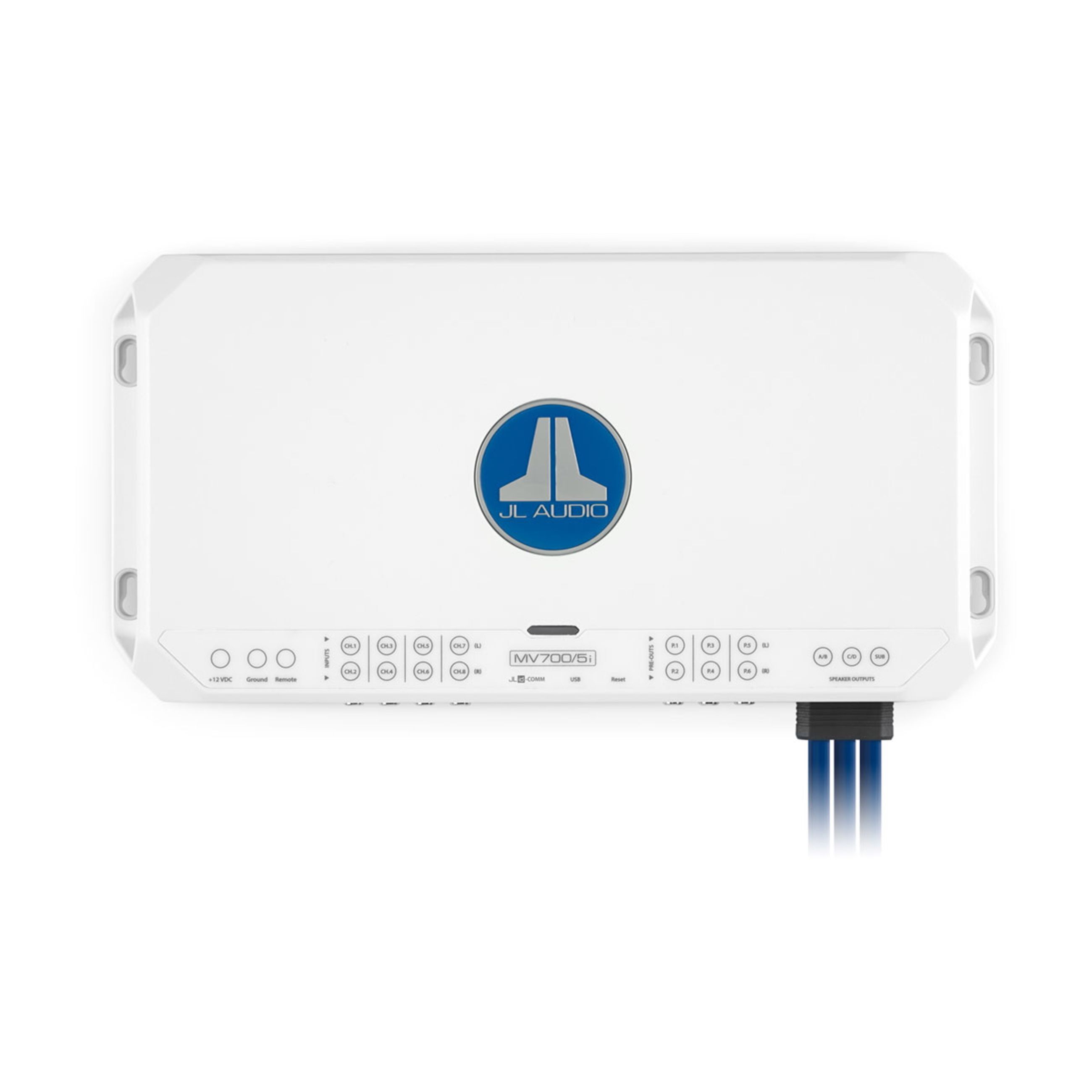 Jl Audio Mvi Marine Amplifier - 5 Channel Marine System Amplifier (700 Watts) (Mv700/5I)