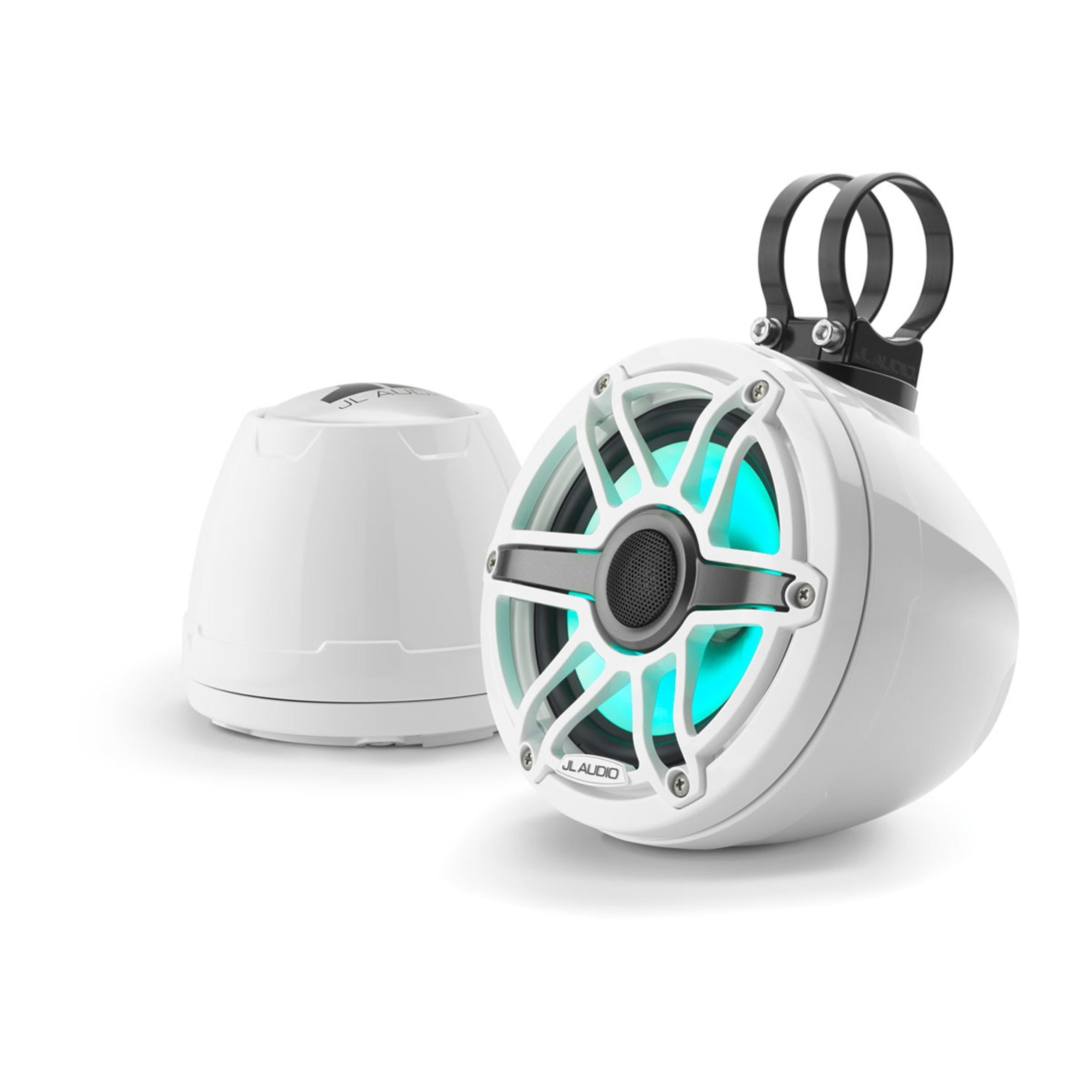 Jl Audio Vex Enclosed System - M6 6.5" With Led And White Sport Grille (M6-650Vex-Gw-S-Gwgw-I)