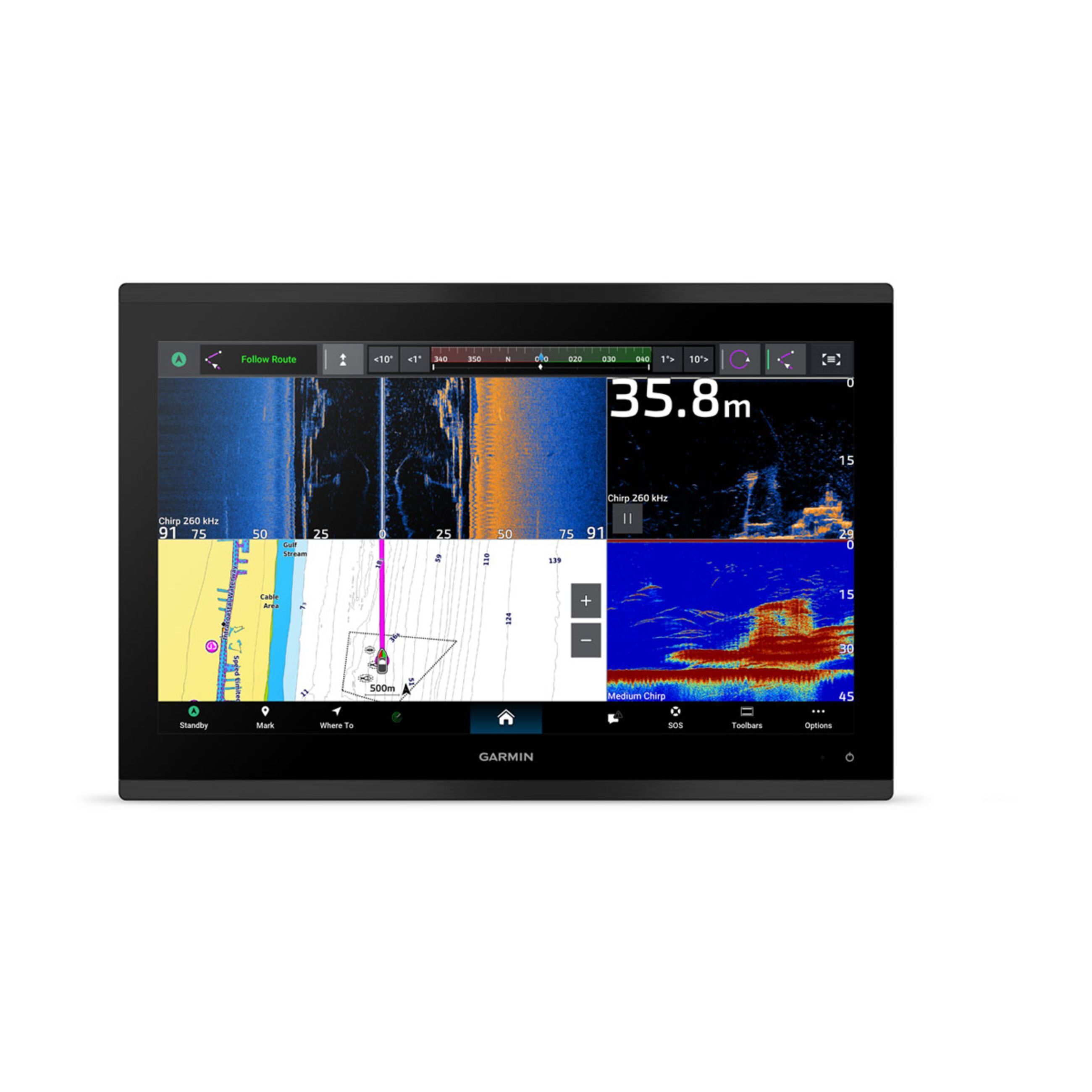 Gpsmap 9217 - Premium Chartplotter With Worldwide Basemap And Sonar