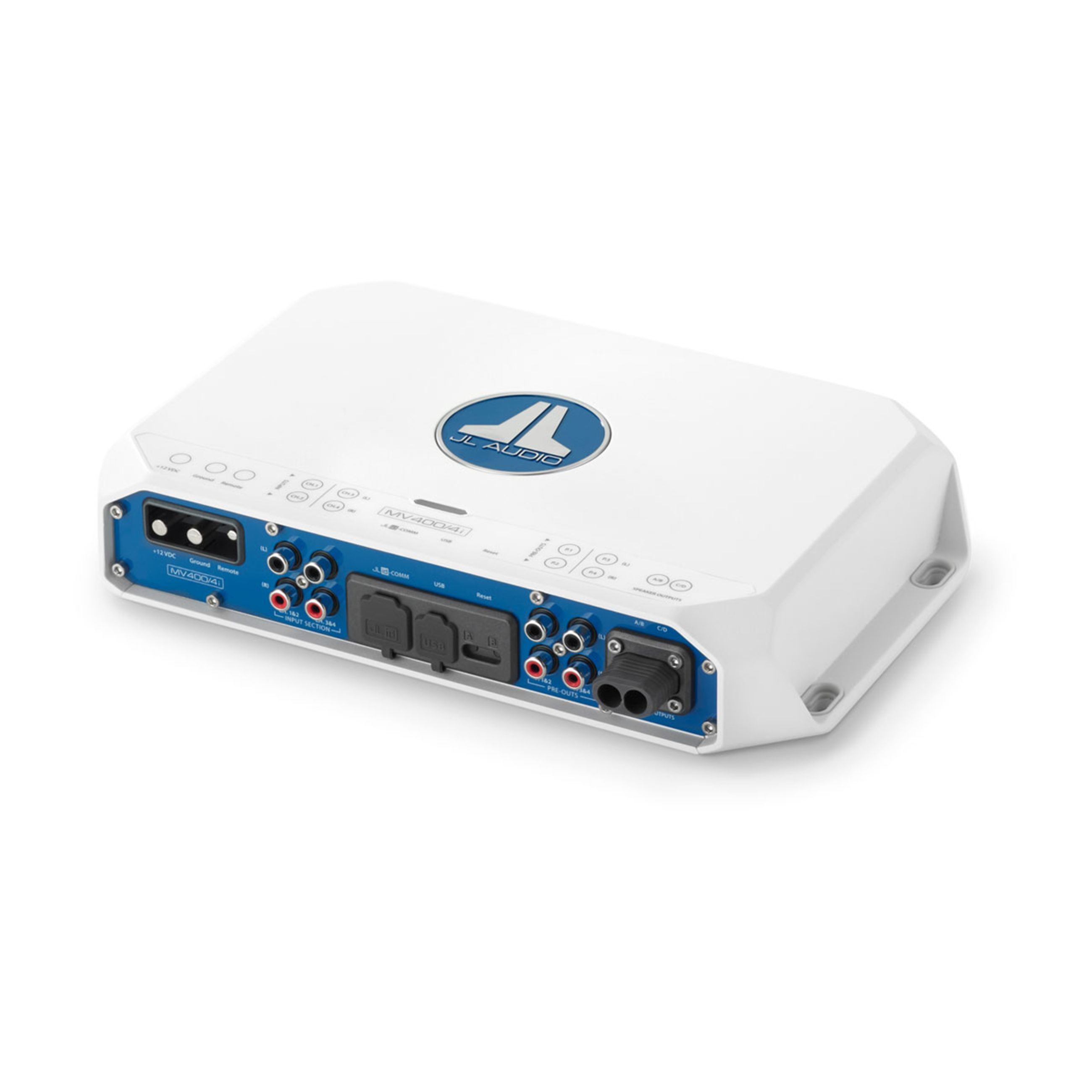 Jl Audio Mvi Marine Amplifier - 4 Channel Full-Range Marine Amplifier (400 Watts) (Mv400/4I) - Image 3