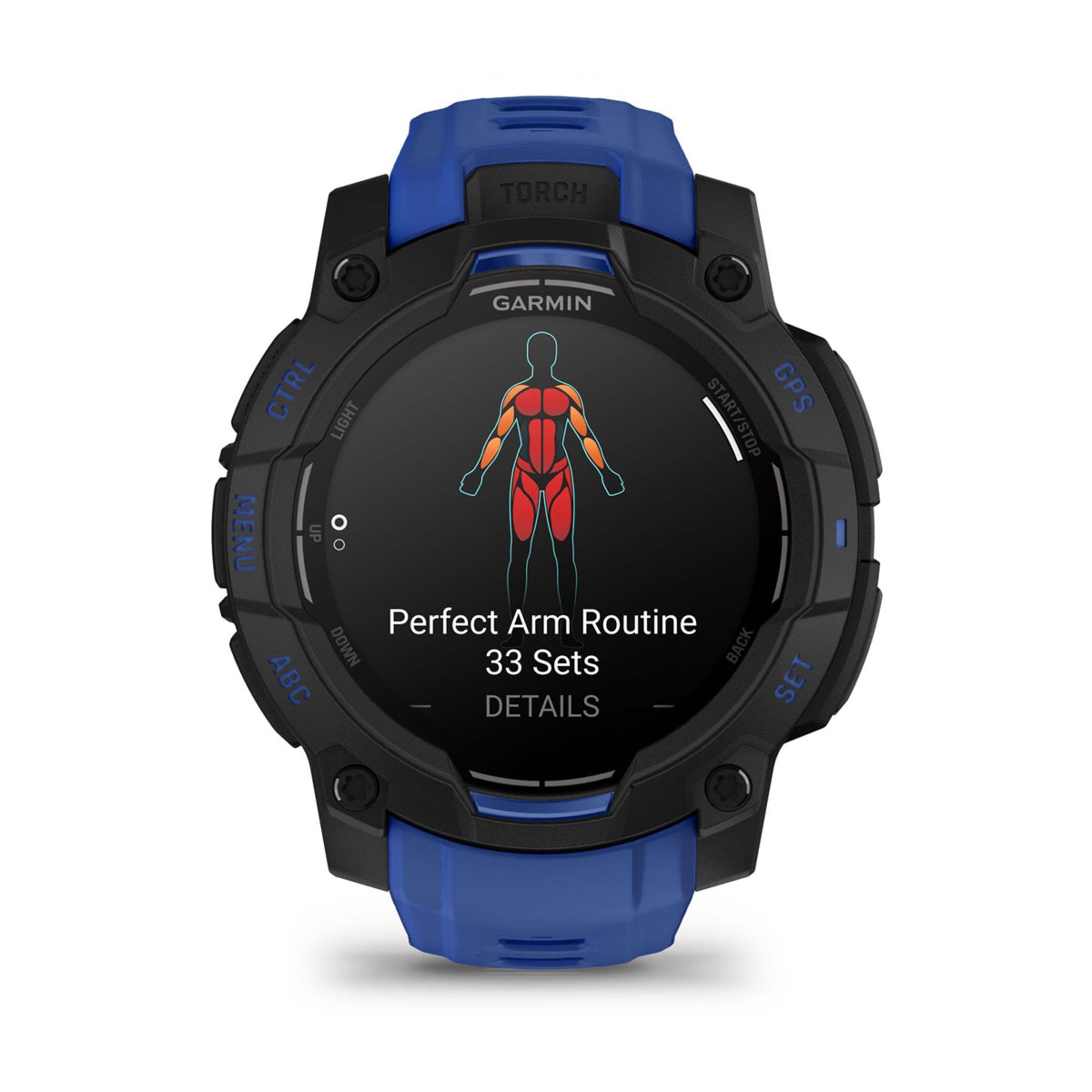 Instinct E β 45 Mm - Black With Bolt Blue/Black Band - Image 4