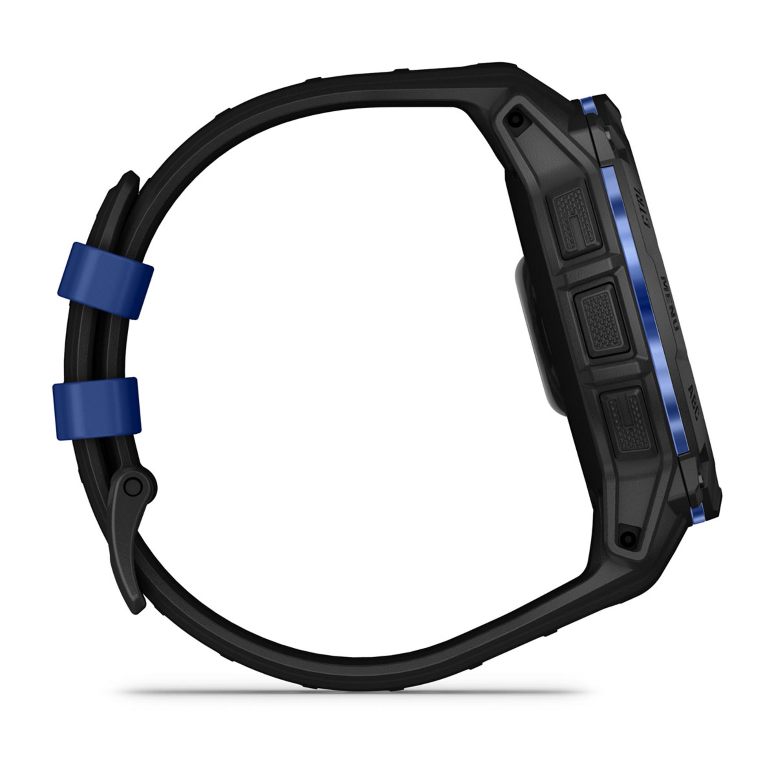 Instinct E – 45 Mm - Black With Black/Bolt Blue Band - Image 5