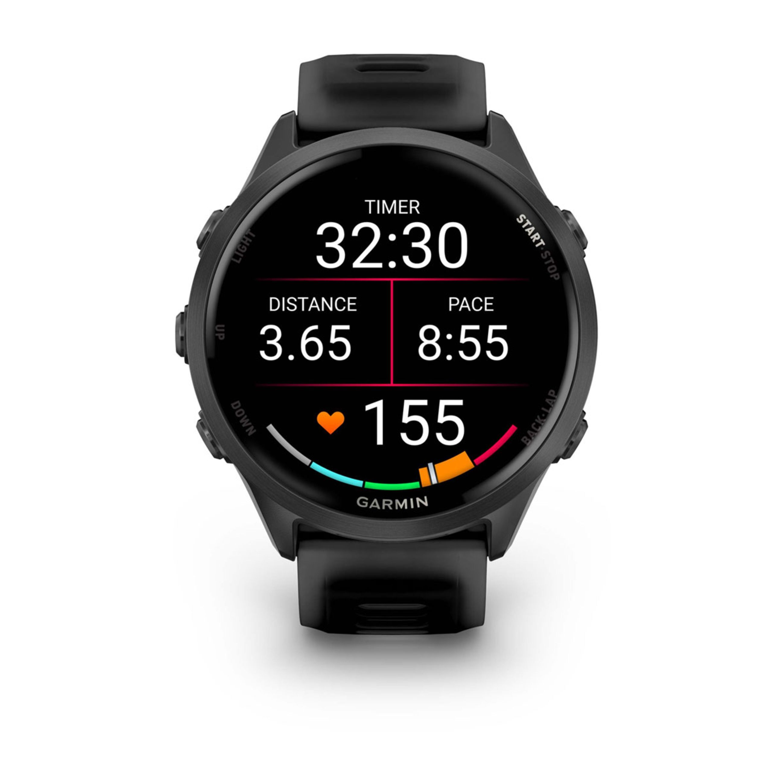 Forerunner 570 - 42Mm - Slate Gray Aluminum With Translucent Black/Black Band - Image 6
