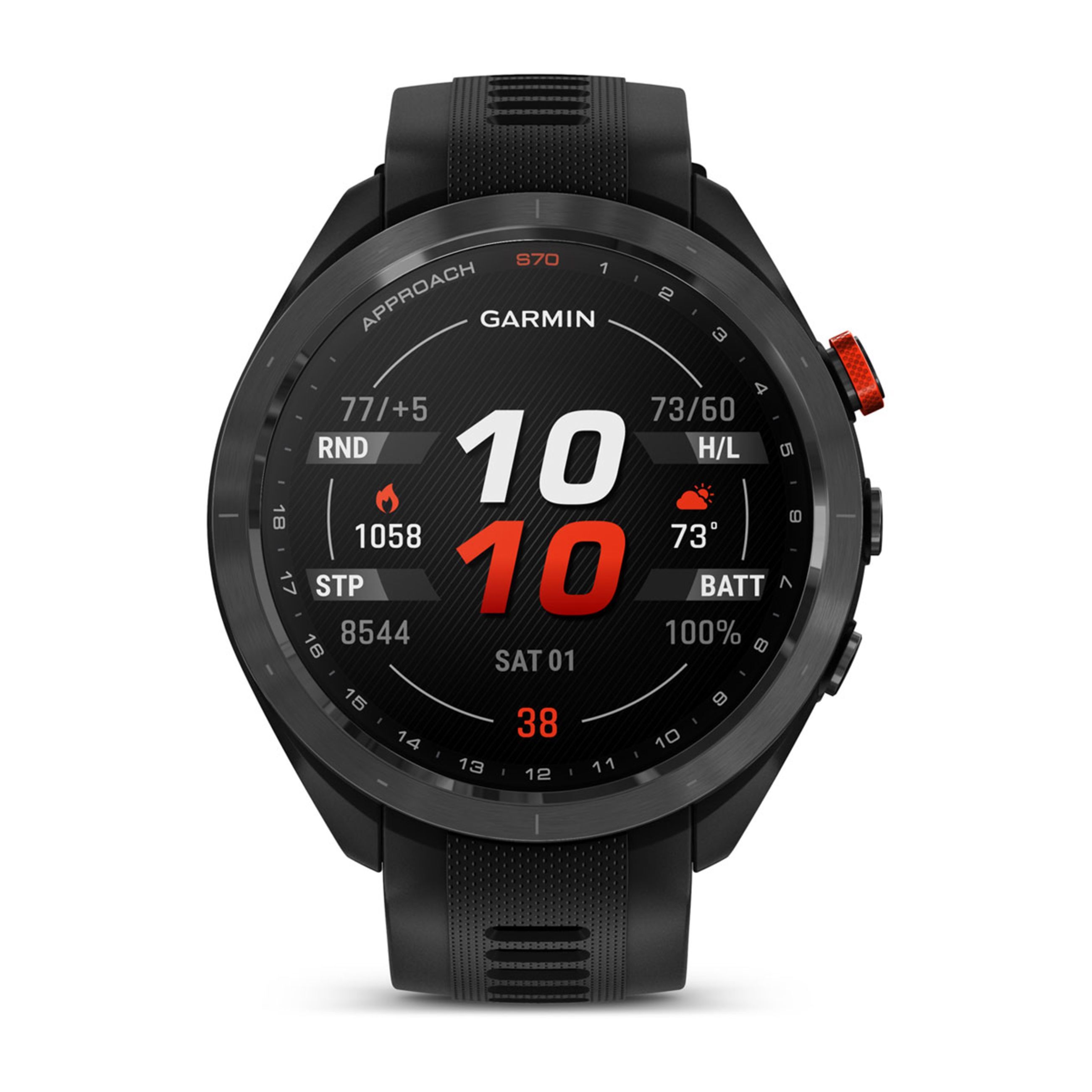 Approach S70 - 47 Mm - Black/Red Ceramic Bezel With Black Silicone Band - Image 11