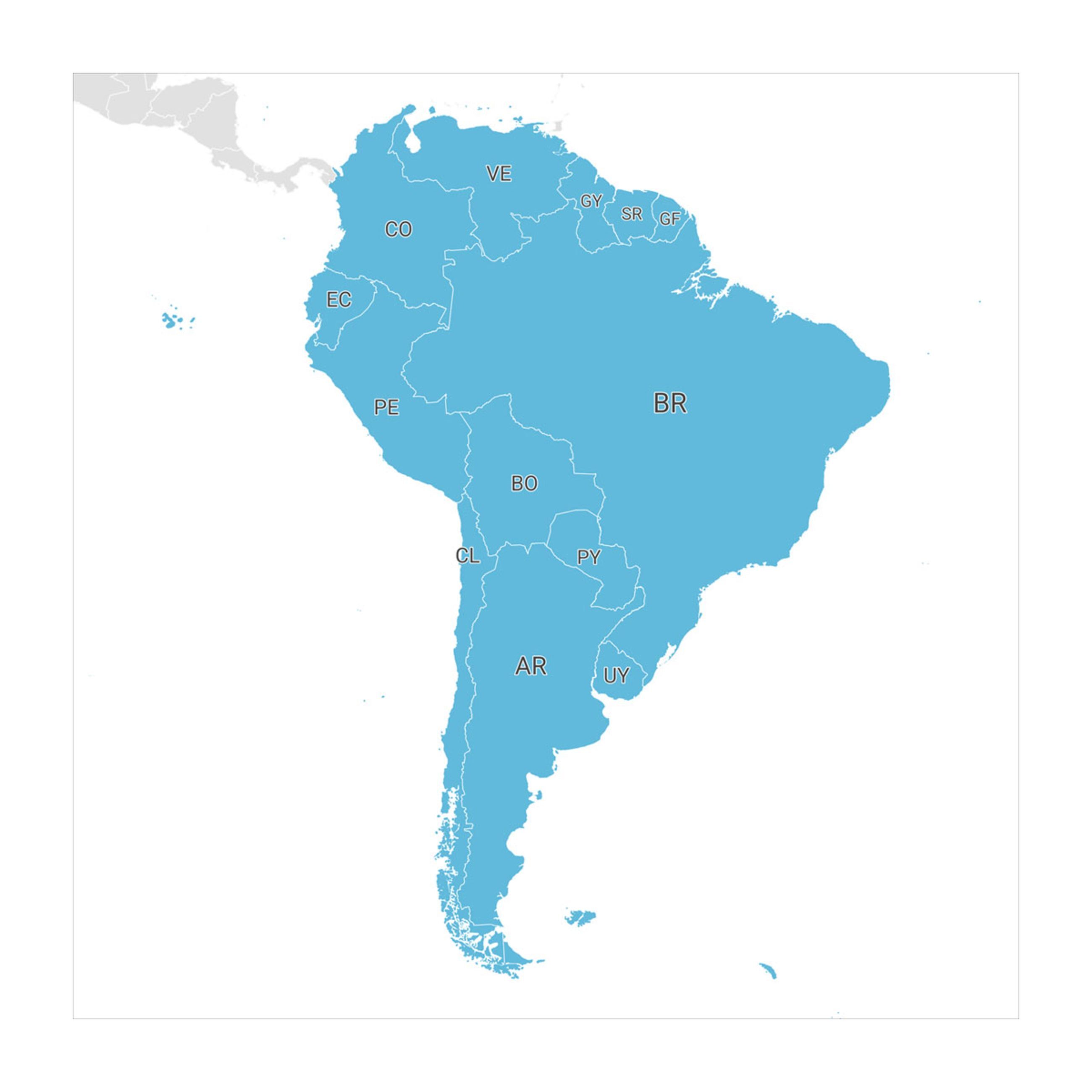 Alternative view of Topoactive Maps - South America | Download