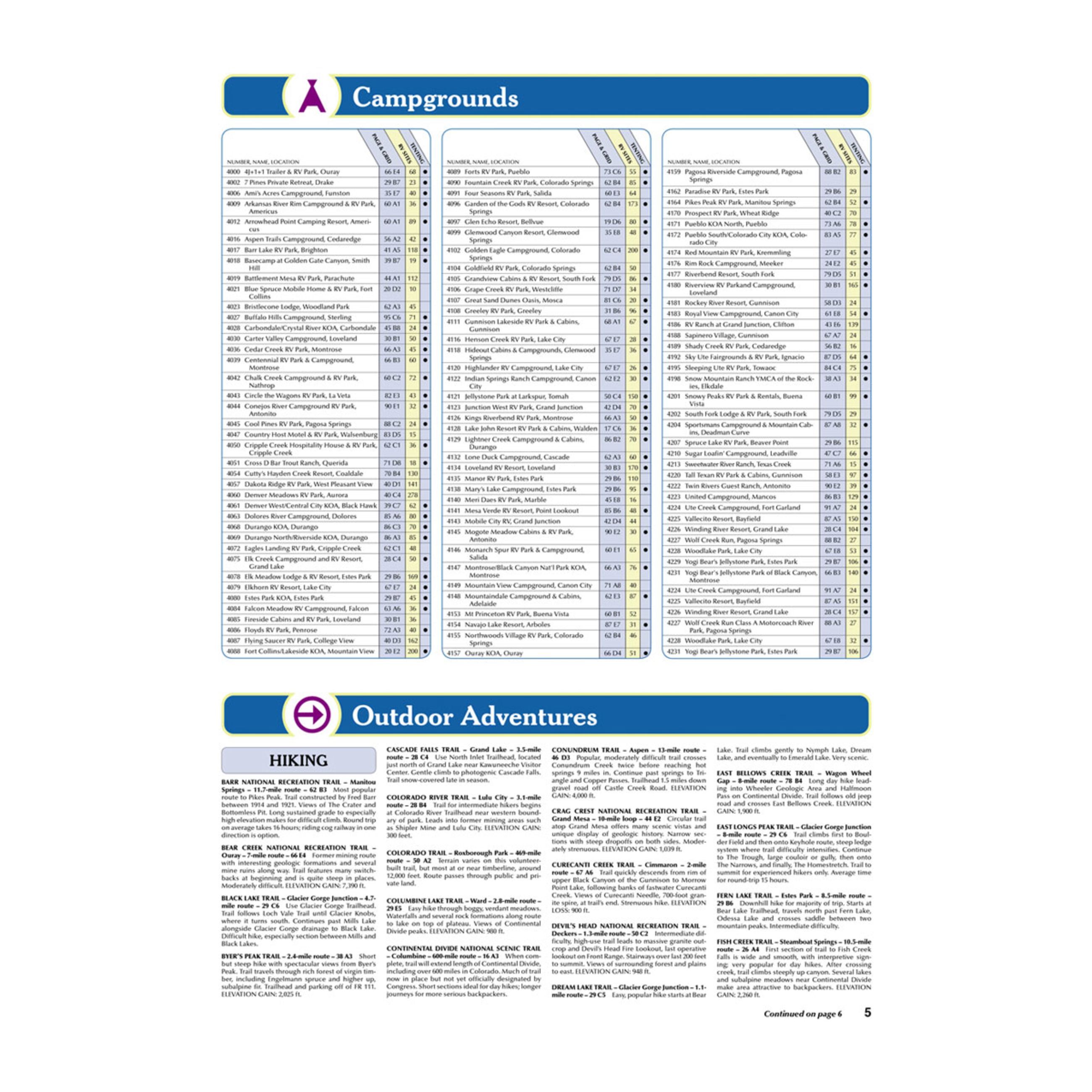 Alternative view of Delorme Atlas & Gazetteer Paper Maps - Colorado