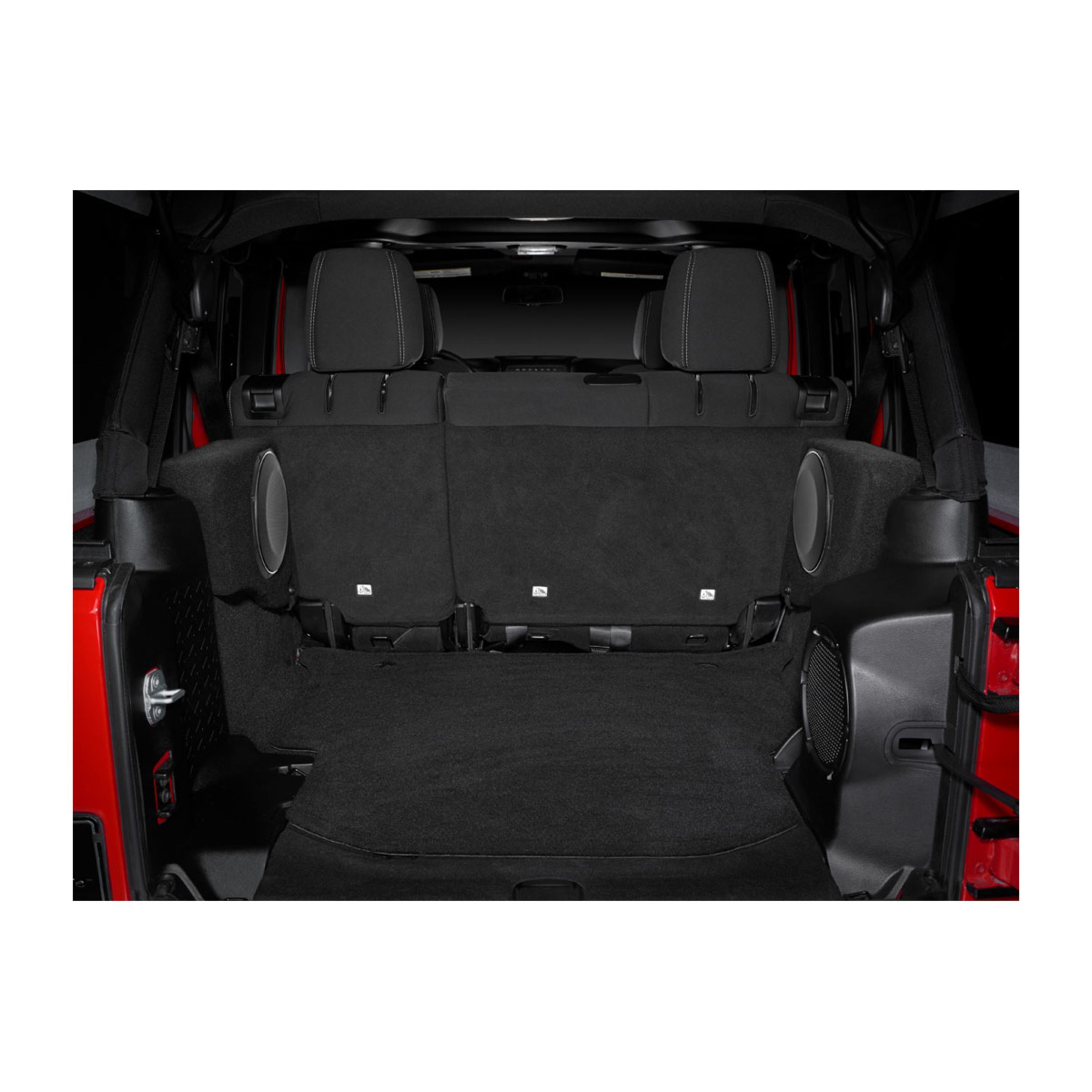 Alternative view of Jl Audio Stealthbox Enclosed Subwoofer For Jeep Wrangler Unlimited - Driver Side 4 Ohm (Sb-J-Wrud/10Tw1-4)