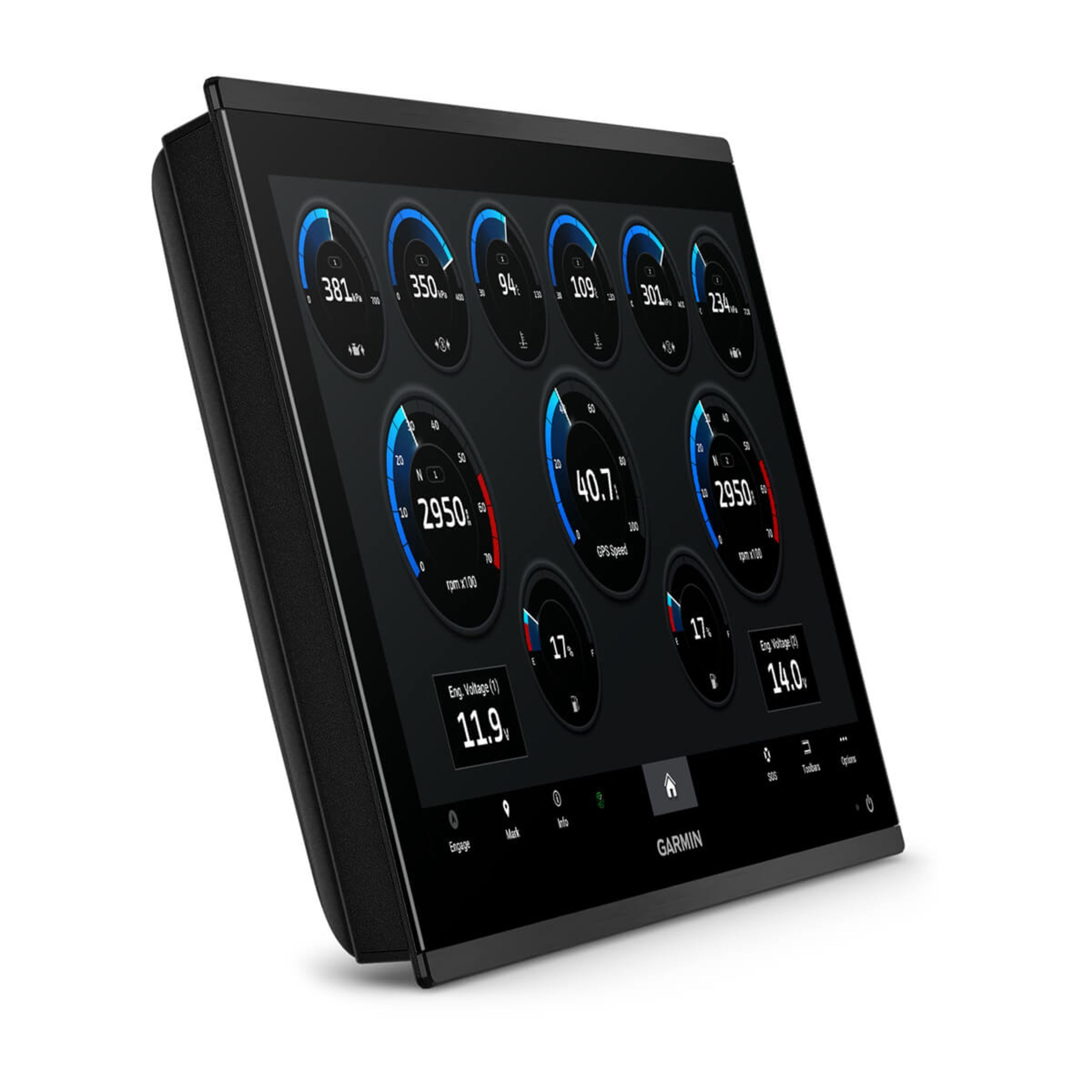 Alternative view of Gpsmap 9217 - Premium Chartplotter With Worldwide Basemap