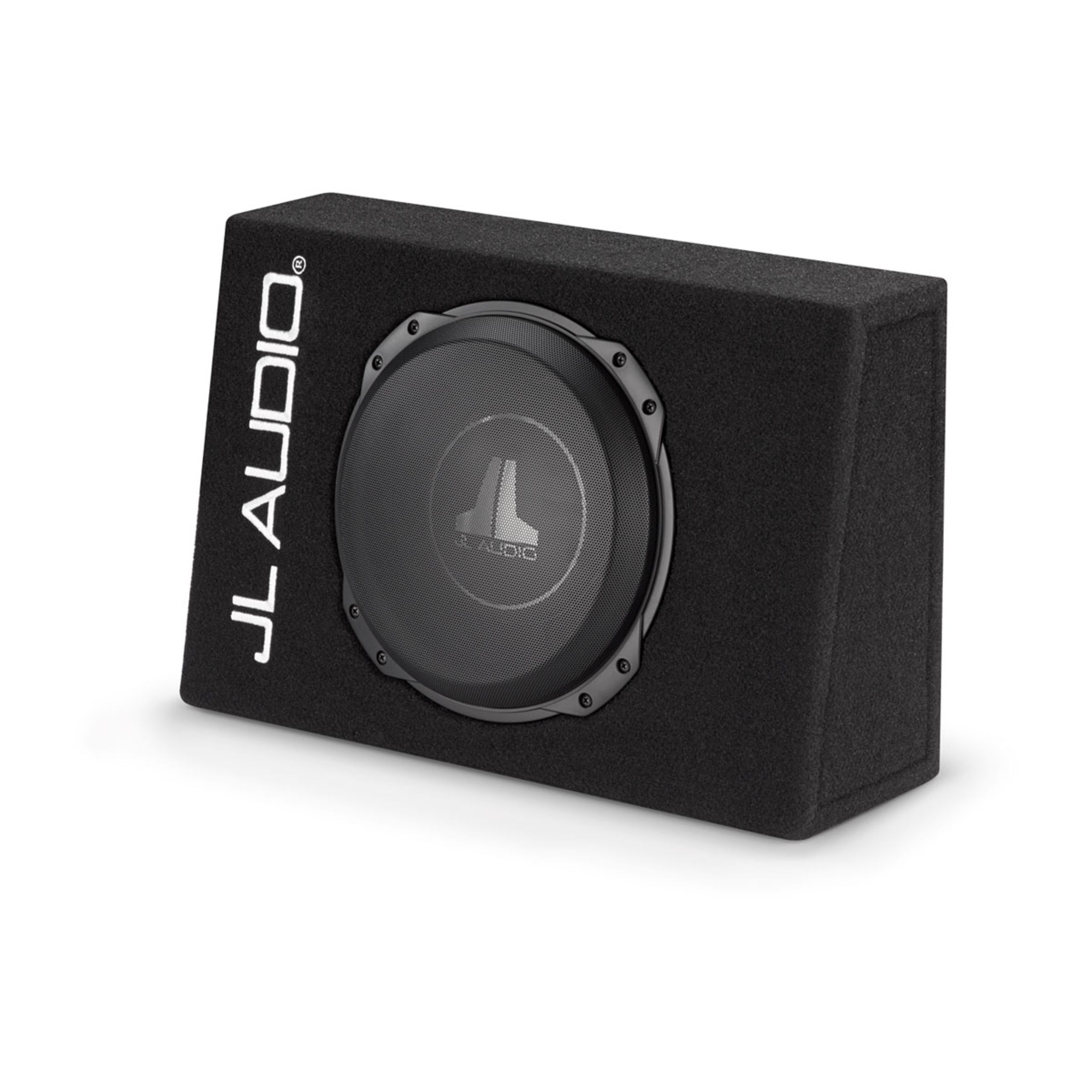 Alternative view of Jl Audio Powerwedge Tw3 Enclosed Car Subwoofer - Single 10" Tw3 Subwoofer, Truck-Style Box (Cs110Tg-Tw3)