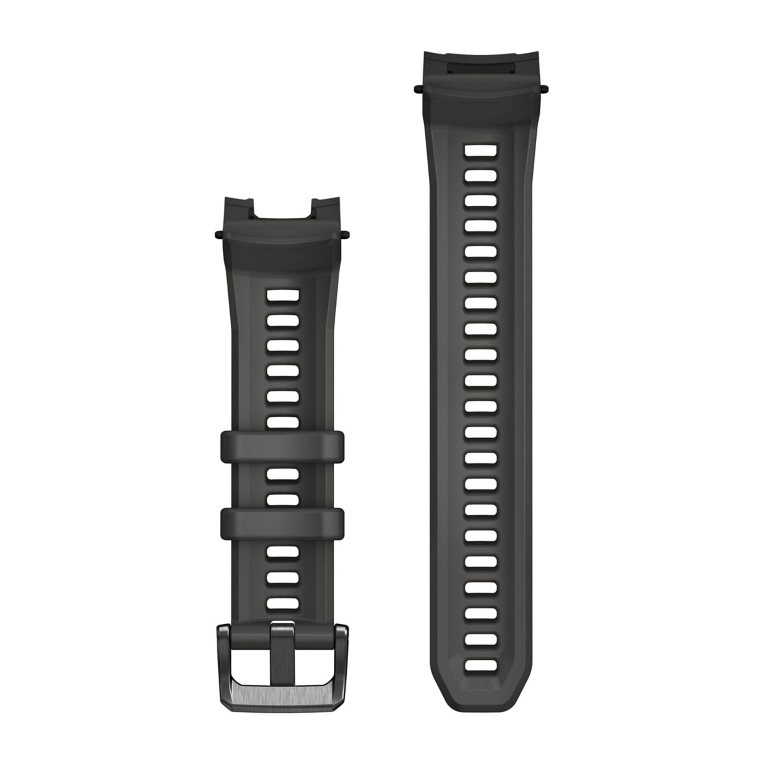 Alternative view of 22 Mm Watch Bands - Charcoal Silicone With Metal Buckle (Instinct 3 - 45 Mm/Instinct Crossover Amoled)