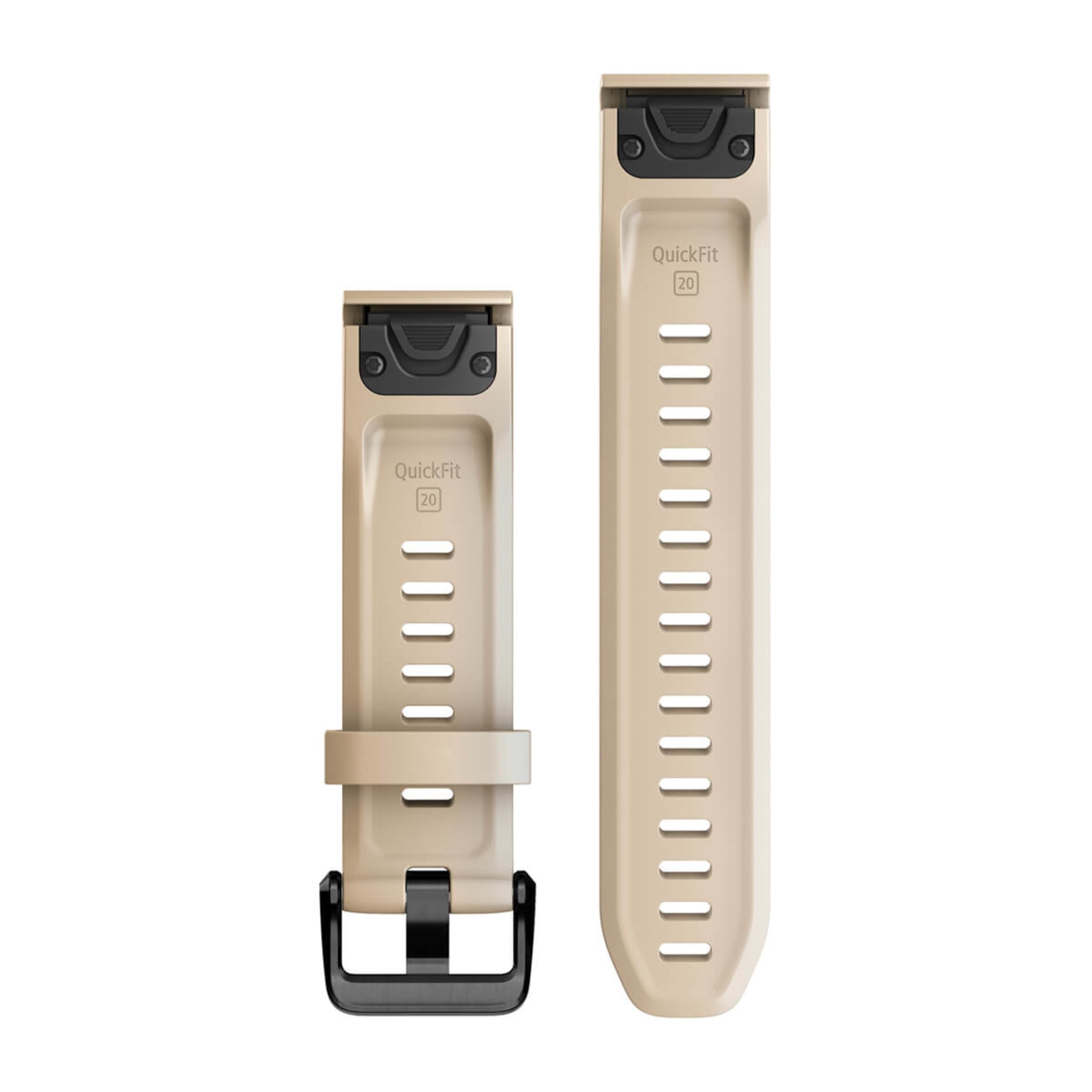 Alternative view of Quickfit 20 Watch Bands - Limestone Silicone