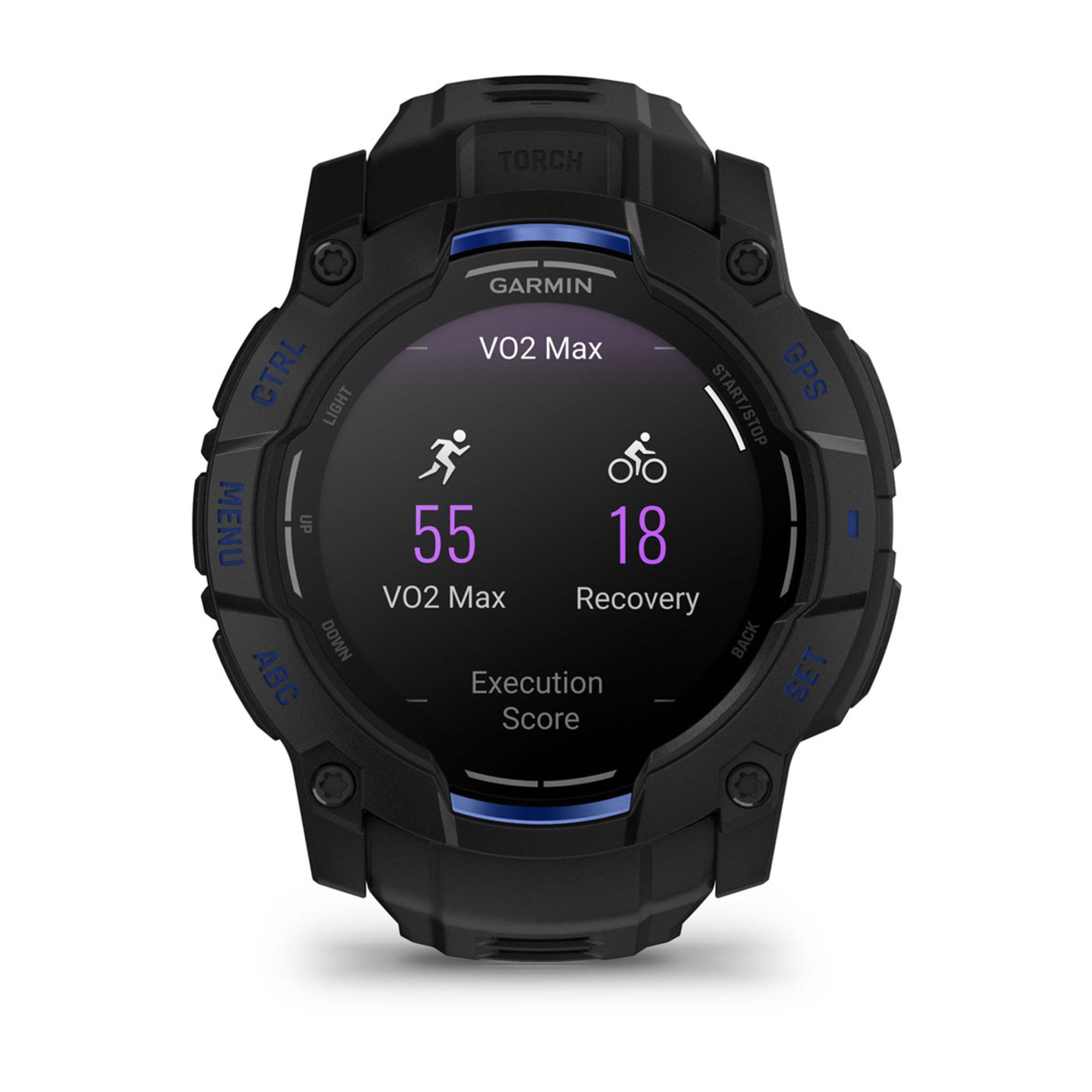 Instinct E – 45 Mm - Black With Black/Bolt Blue Band - Image 14